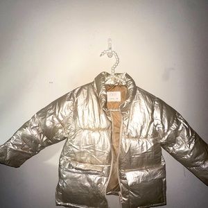 Gold Chrome Zara Jacket